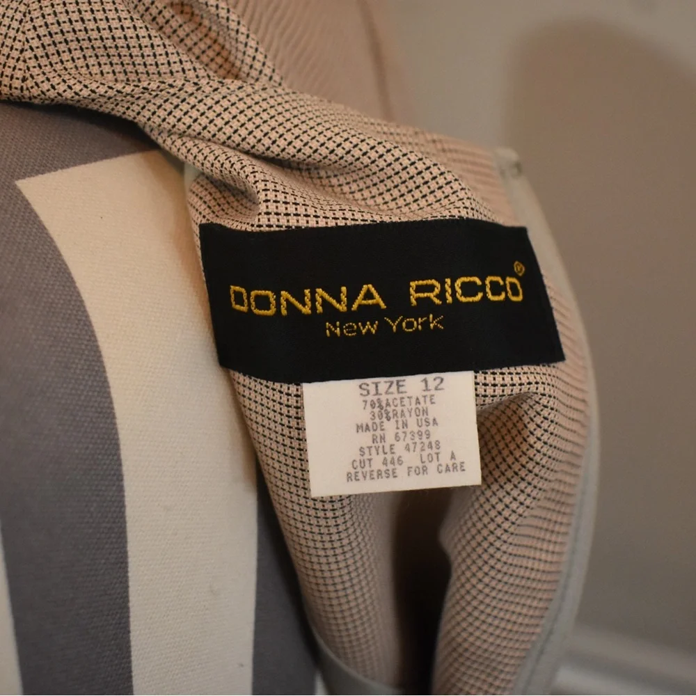 Donna Ricco Vintage Midi Dress - Picture 3 of 5